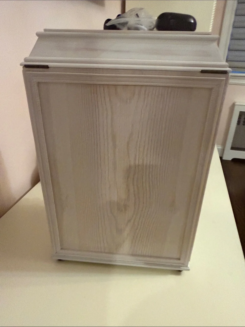 Pottery Barn White Wood Jewelry Cabinet Armoire - Classic Storage
